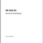 Crown RR 5200 DC Service & Parts Manual PF13364-006