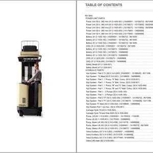 Crown RS 3000 Parts and Service Manual