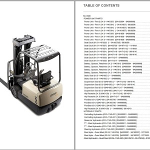 Crown SC 4500 Parts and Service Manual