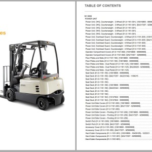 Crown SC 6000 Parts and Service Manual