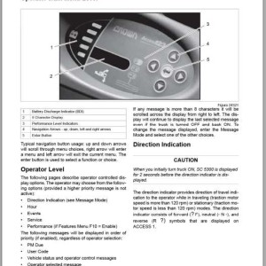 Crown SC5300 Operators Manual