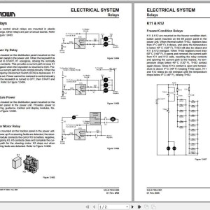Crown SP 3400 4 WHEEL Electrical & Hydraulic Schematic