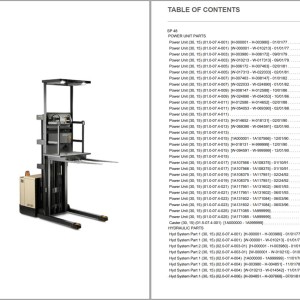 Crown SP 48 Parts and Service Manual