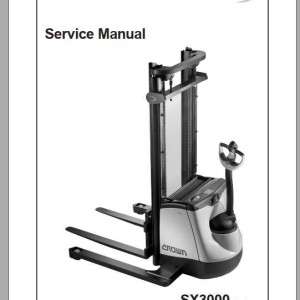 Crown SX3000 Series Service Manual 812558-006