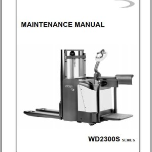 Crown WD2300S Series Maintenance Manual 812560-006