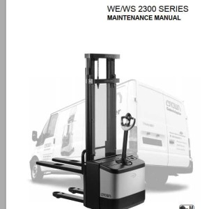 Crown WE WS2300 Series Maintenance Manual 812567-006