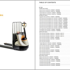 Crown WP 3000 Parts and Service Manual