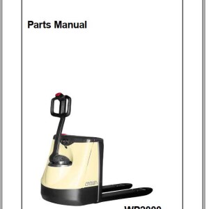 Crown WP2000 Series Parts Manual 812675-006