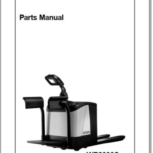 Crown WP2000S Series Parts Manual 812676-006