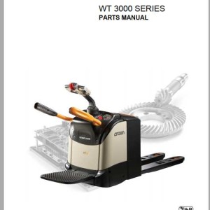 Crown WT3000 Series Parts Manual 812754-006