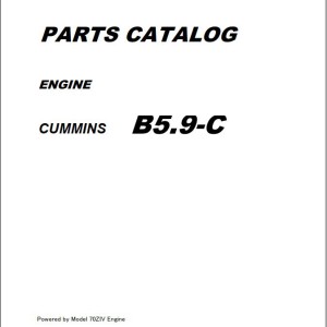 Cummins B5.9C Parts Catalog AAAP17308-0