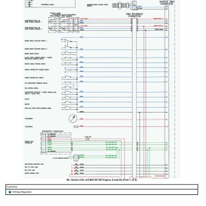 Cummins ISL 8.9L wCM2150 SN Wiring Diagram Engine Controls