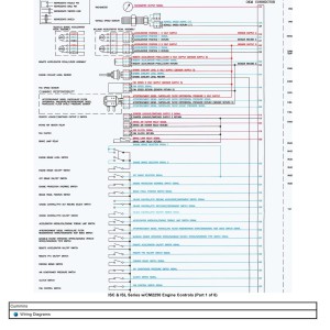 Cummins ISL CM2250 Wiring Diagram Engine Controls