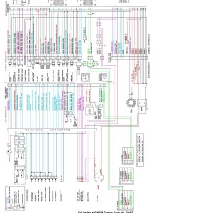 Cummins ISL CM554 (CAPS) Wiring Diagram Engine Controls