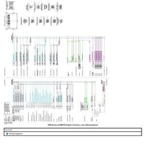 Cummins ISM CM876 Less Aftertreatment Wiring Diagram Engine Controls