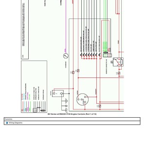 Cummins ISV CM3230 V104 Wiring Diagram Engine Controls