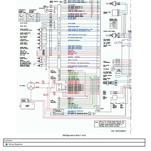 Cummins ISV ISX SIGNATURE Wiring Diagram