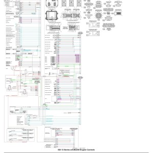 Cummins ISX12 CM2250 Wiring Diagram Engine Controls