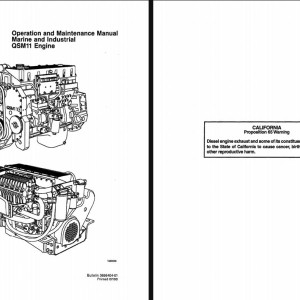 Cummins QSM11 Engine Marine and Industrial Operation and Maintenance Manual