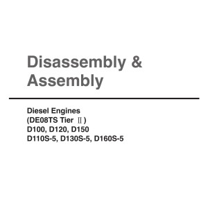 Daewoo Diesel Engine D1146 Disassembly Assembly SB2088E01