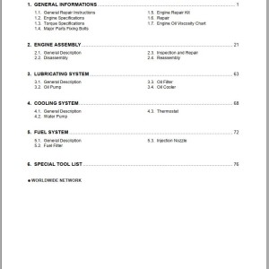 Daewoo Diesel Engine DB33 Service Manual SB2013E01
