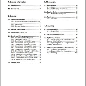 Daewoo Diesel Engine V2403 Service Manual SB4400E00