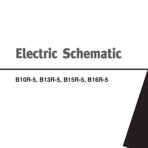 Daewoo B10R-5 to B16R-5 Electric Schematic SB4300E00