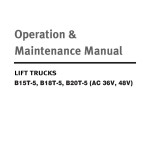 Daewoo B15T-5 to B20T-5 Operation Maintenance Manual SB2340E02
