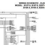Daewoo B15T-5 to B20X-5 Electric Schematic SB4179E01