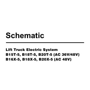 Daewoo B15T-5 to B20X-5 Electric Schematic SB4181E00