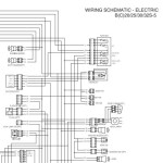 Daewoo B20S-5 to BC32S-5 Electric Schematic SB4205E00