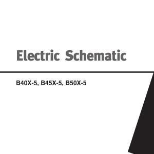 Daewoo B40X-5 to B50X-5 Electric Schematic SB4308E00