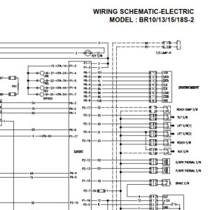 Daewoo BR10S-2 to BR18S-2 Electric Schematic SB2118E02