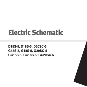 Daewoo D15S-5 to GC20SC-5 Electric Schematic SB4247E00