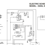 Daewoo D20G to D30G Electric Schematic SB4222E00