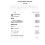 Daewoo D20G to G30G Service Manuals SB4318E00