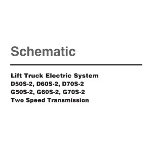 Daewoo D50S-2 to G70S-2 Electric Schematic SB4147E01