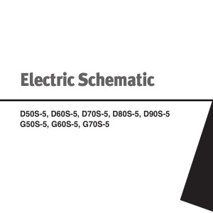 Daewoo D50S-5 to G70S-5 Electric Schematic SB4279E01