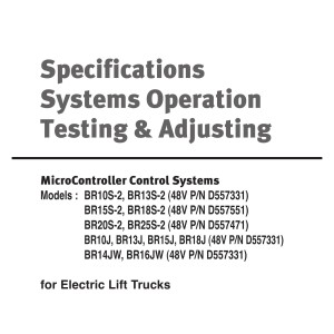 Daewoo MicroController Control System BR10S-2 to BR16JW Testing Adjusting SB2114E02