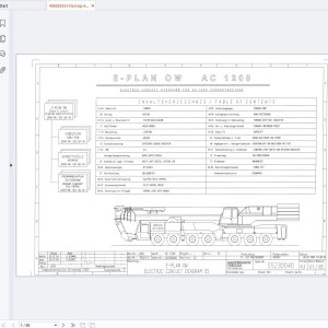 Demag AC 1200 Electric Circuit Diagrams
