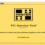 Hyster PCST V5.4 Service Tool 08.2024