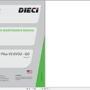 DIECI Agri Plus 40.10 42.7 VS EVO2-GD Stage V Use and Maintenance Manual DOCMA0000136