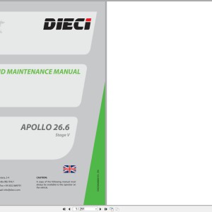 DIECI Apollo 26.6 Use Maintenance Manual DOCMA0000153