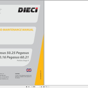 DIECI Pegasus 50.25 60.16 60.21 Use Maintenance Manual DOCMA0000098