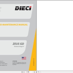DIECI Zeus 35.11 38.10 40.8 40.13 GD Use Maintenance Manual DOCMA0000130