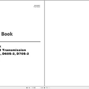 Doosan D50S-2 D60S-2 D70S-2 Parts Book SB1055E07