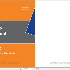 Doosan DX027Z Spare Parts Catalog PDF K1028287CEF 2013