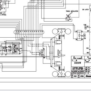 Doosan DX60W Electrical Hydraulic Schematics