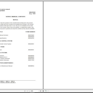 Doosan B20S-2 B25S-2 B30S-2 BC20S-2 BC25S-2 BC30S-2 Electric Schematic Service Operation & Maintenance Manual SB2219E00