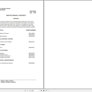 Doosan B20S-2 BC30S-2 Electric Schematic Service Operation & Maintenance Manual SB2218E00